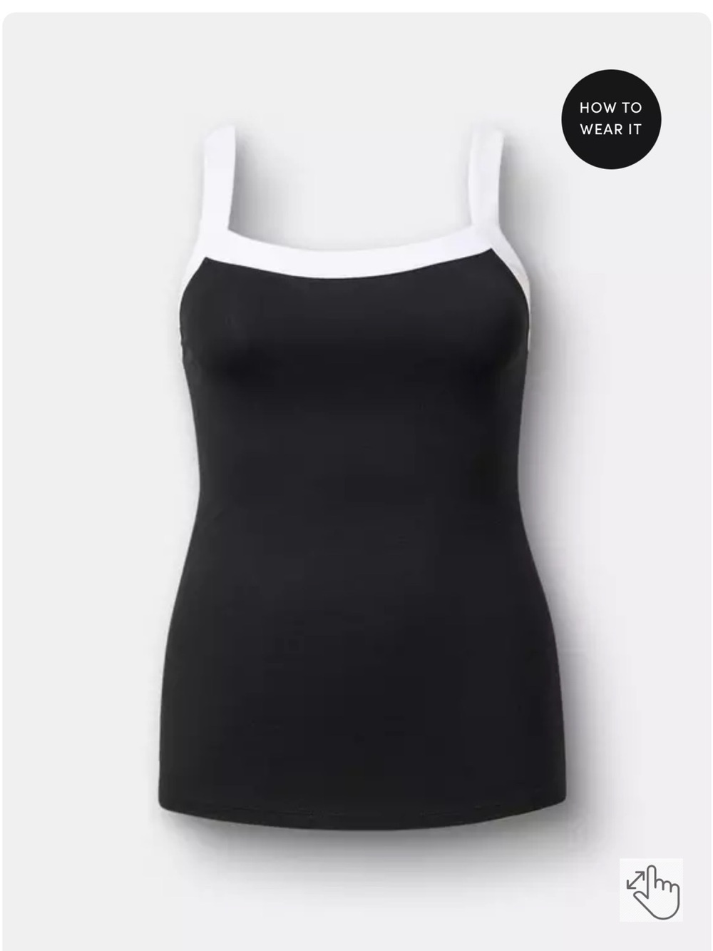 Torrid Foxy Wide Strap Tank Size 2